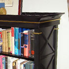 Bookcase with Gilded Highlights