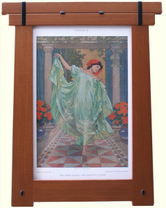 Art Nouveau era graphics in Style B Frame